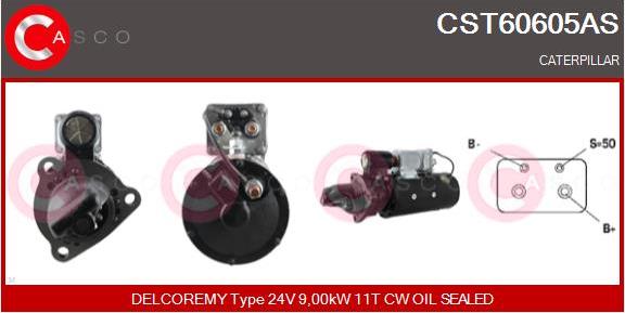 Casco CST60605AS - Starteris autospares.lv