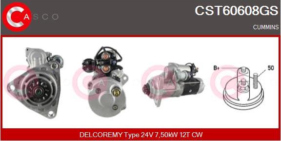 Casco CST60608GS - Starter www.autospares.lv