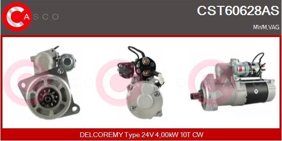 Casco CST60628AS - Starteris autospares.lv