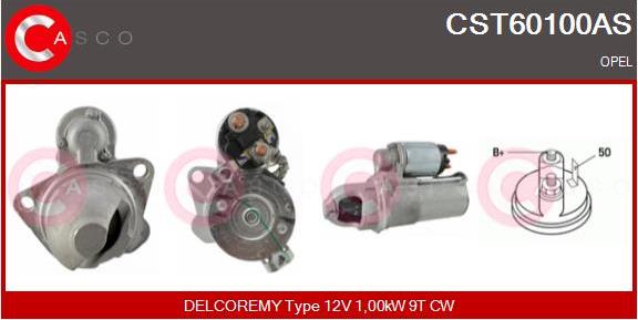 Casco CST60100AS - Starter www.autospares.lv