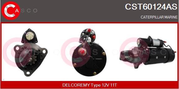 Casco CST60124AS - Starteris www.autospares.lv