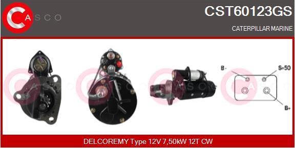 Casco CST60123GS - Starter www.autospares.lv