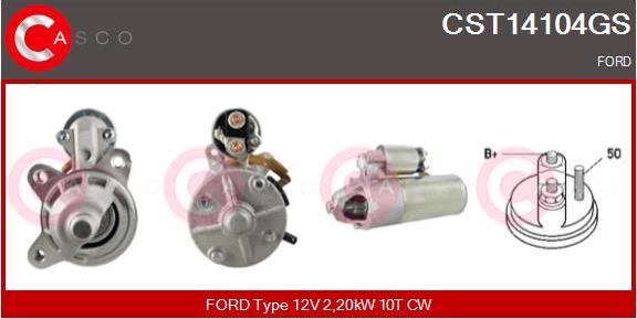 Casco CST14104GS - Starter www.autospares.lv