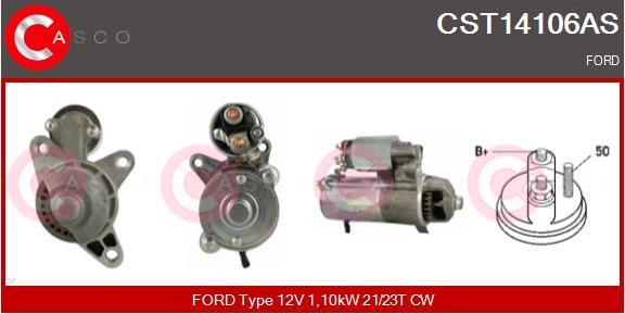 Casco CST14106AS - Starter www.autospares.lv