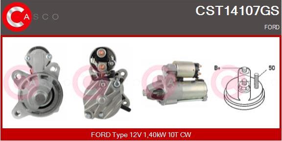 Casco CST14107GS - Starter www.autospares.lv