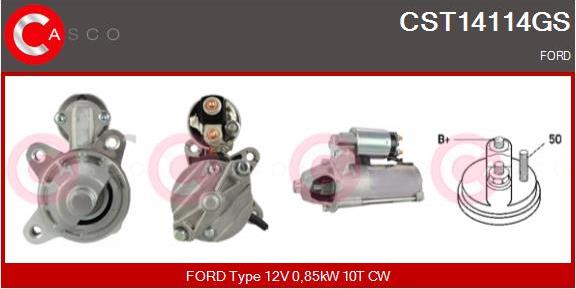 Casco CST14114GS - Starter www.autospares.lv