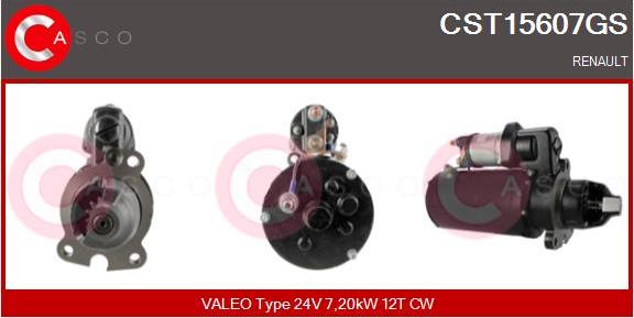 Casco CST15607GS - Стартер www.autospares.lv