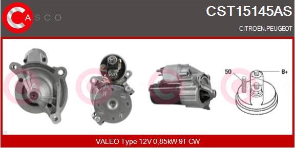 Casco CST15145AS - Стартер www.autospares.lv