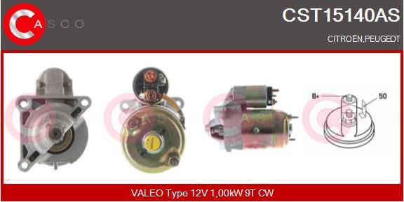 Casco CST15140AS - Starter www.autospares.lv