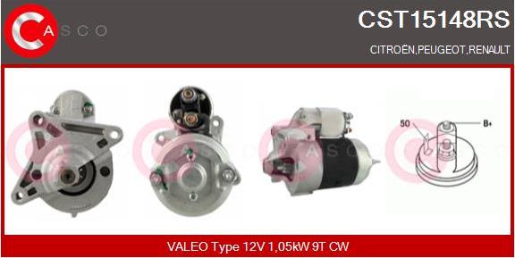 Casco CST15148RS - Starteris autospares.lv