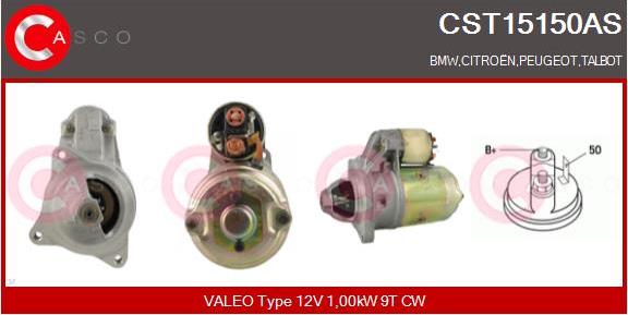 Casco CST15150AS - Starter www.autospares.lv