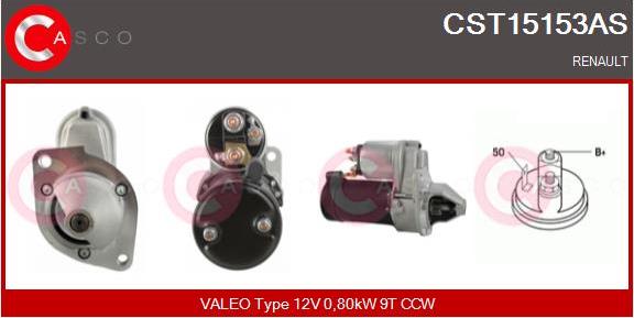 Casco CST15153AS - Стартер www.autospares.lv