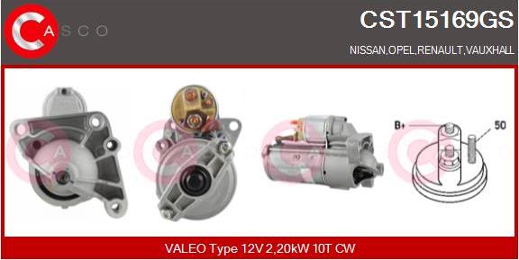 Casco CST15169GS - Стартер www.autospares.lv