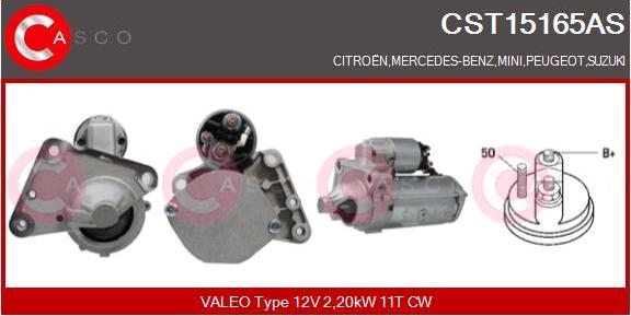 Casco CST15165AS - Starteris autospares.lv