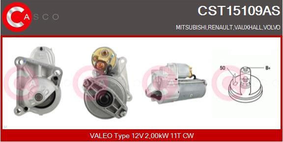 Casco CST15109AS - Starter www.autospares.lv