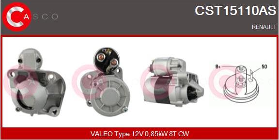 Casco CST15110AS - Starter www.autospares.lv