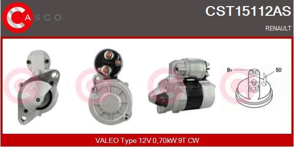 Casco CST15112AS - Starter www.autospares.lv