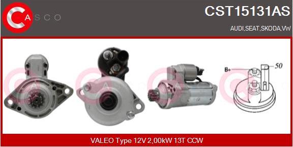 Casco CST15131AS - Starter www.autospares.lv