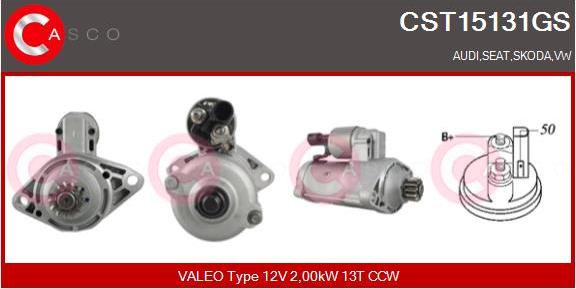 Casco CST15131GS - Starter www.autospares.lv