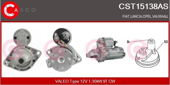 Casco CST15138AS - Starter www.autospares.lv