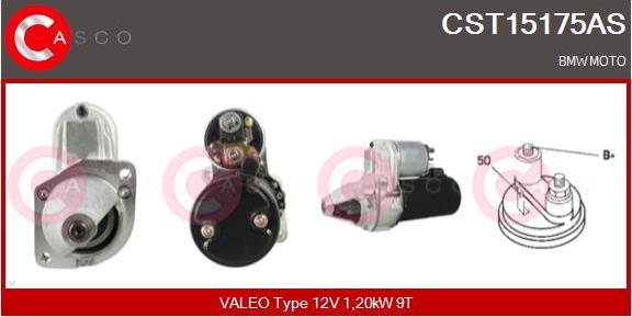 Casco CST15175AS - Starter www.autospares.lv