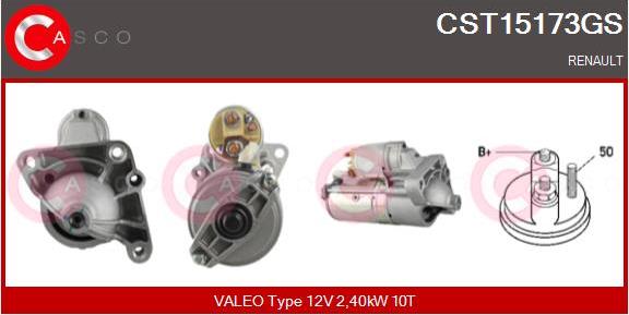 Casco CST15173GS - Стартер www.autospares.lv