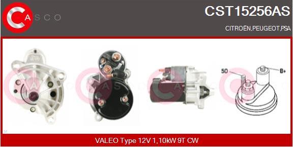 Casco CST15256AS - Starter www.autospares.lv