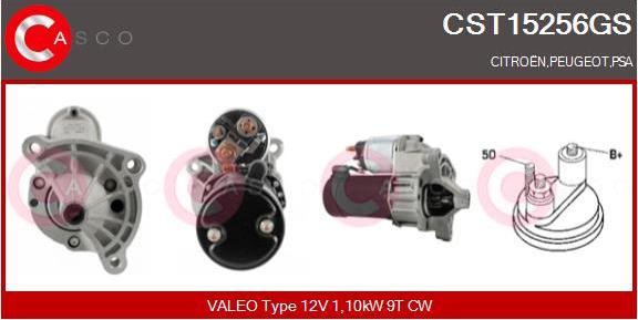 Casco CST15256GS - Starter www.autospares.lv