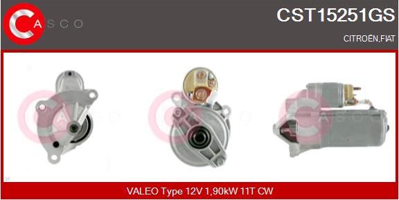 Casco CST15251GS - Starteris www.autospares.lv