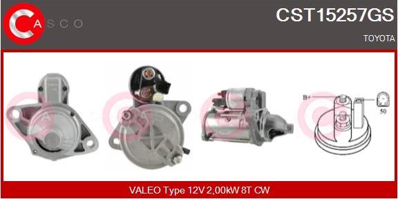 Casco CST15257GS - Starteris autospares.lv