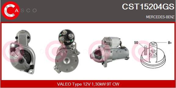 Casco CST15204GS - Starter www.autospares.lv