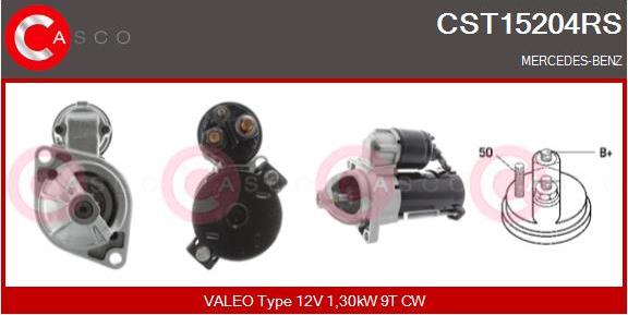 Casco CST15204RS - Starter www.autospares.lv