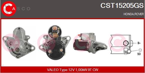 Casco CST15205GS - Starteris www.autospares.lv