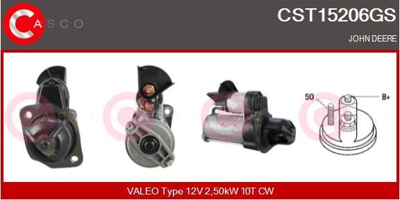 Casco CST15206GS - Starter www.autospares.lv