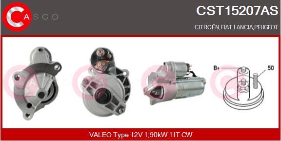 Casco CST15207AS - Starteris www.autospares.lv