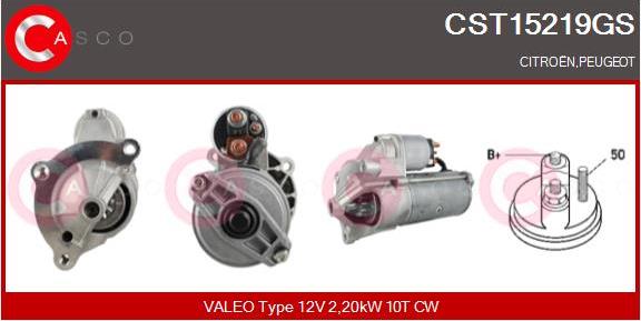 Casco CST15219GS - Starter www.autospares.lv