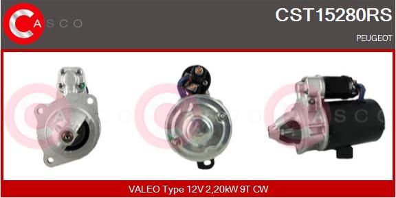 Casco CST15280RS - Starteris www.autospares.lv