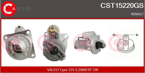 Casco CST15220GS - Starter www.autospares.lv