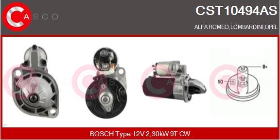 Casco CST10494AS - Starter www.autospares.lv