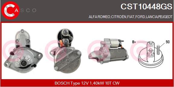 Casco CST10448GS - Starter www.autospares.lv