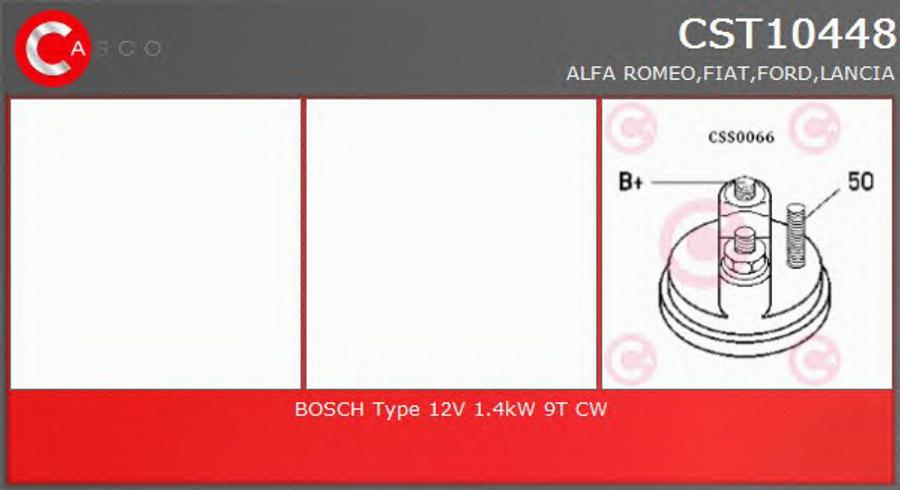 Casco CST10448 - Starter www.autospares.lv