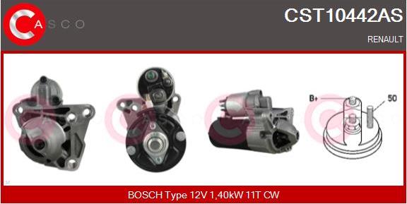 Casco CST10442AS - Starteris autospares.lv