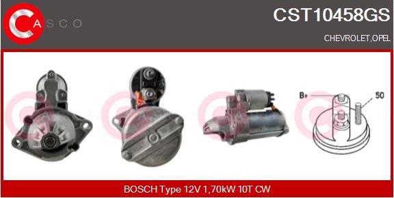 Casco CST10458GS - Starter www.autospares.lv