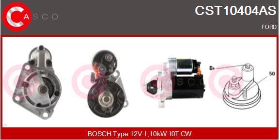 Casco CST10404AS - Starter www.autospares.lv