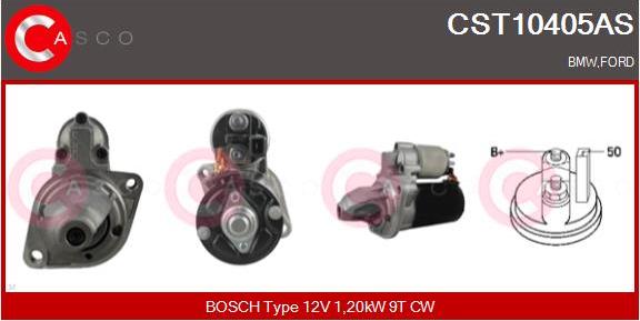 Casco CST10405AS - Starteris autospares.lv