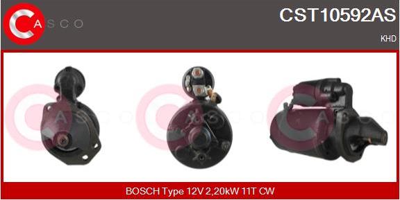 Casco CST10592AS - Стартер www.autospares.lv