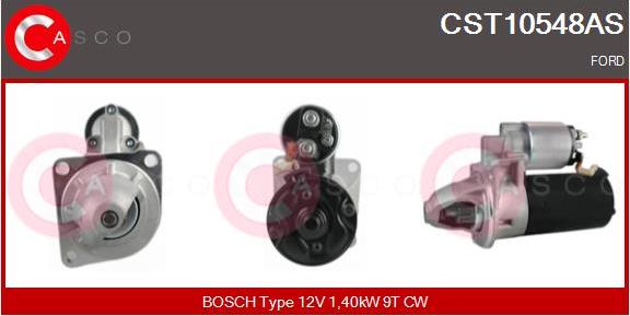 Casco CST10548AS - Starteris www.autospares.lv