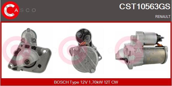 Casco CST10563GS - Starter www.autospares.lv