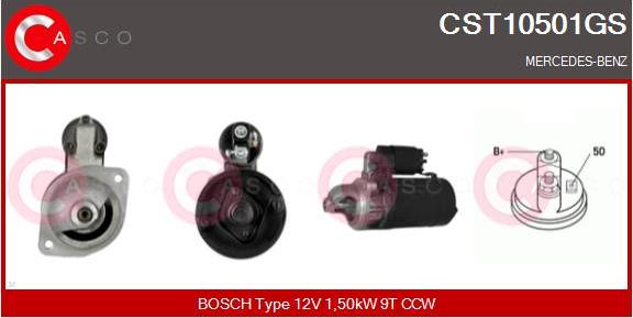 Casco CST10501GS - Starter www.autospares.lv