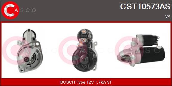 Casco CST10573AS - Стартер www.autospares.lv